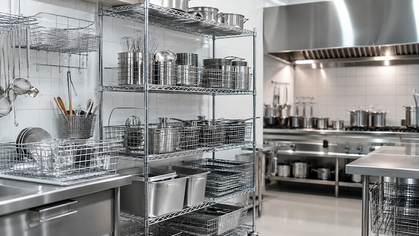 Fábrica de aramados para cozinha com soluções sob medida